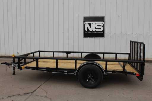 2022 National 12' bumper pull light duty utility trailer