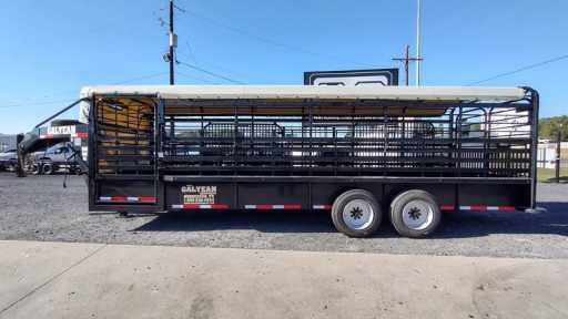 2021 Galyean 24' livestock gooseneck trailer