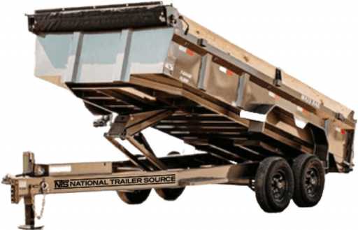 2024 National 14' heavy duty low profile dump trailer