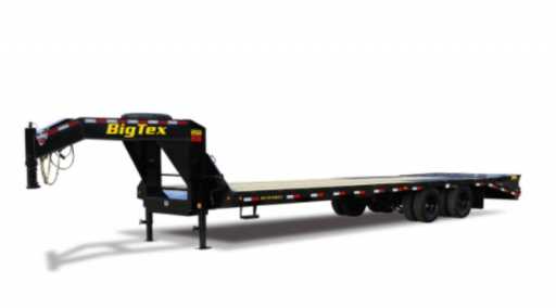 2024 Big Tex 28' gooseneck flatbed trailer