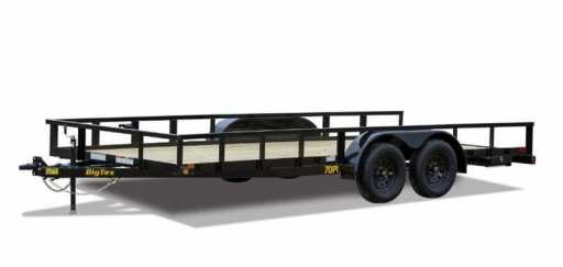 2024 Big Tex 70pi 20' tandem axle pipe top utility trailer