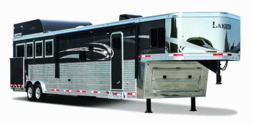 2024 Lakota 4 horse side load gooseneck trailer with 15' living quarters