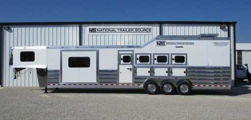 2024 Twister Trailer 4 horse gooseneck trailer with 13'6 outlaw conversion