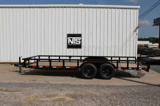 2022 National 20' bumper pull medium duty utility trailer