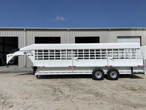 2024 Big Bend 24' livestock gooseneck trailer