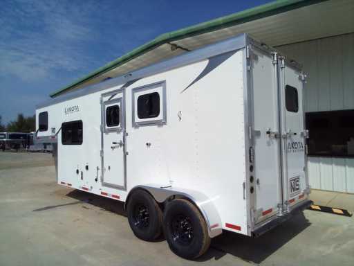 2025 Lakota colt 2 horse gooseneck trailer with 7' living quarters