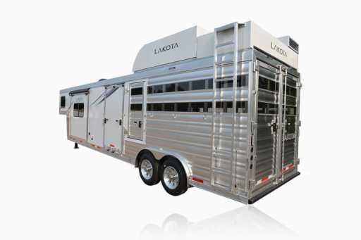 2025 Lakota charger livestock gooseneck trailer with 9' living quarters