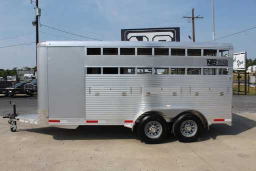 2024 Shadow 6 pen livestock bumper pull trailer