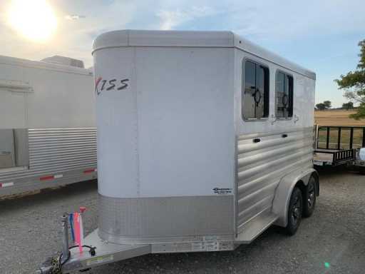 2021 Exiss 2 horse bumper pull trailer