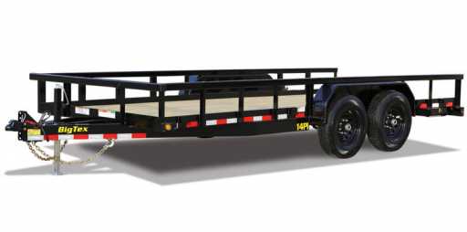 2023 Big Tex 14pi 20' heavy duty tandem axle utility trailer