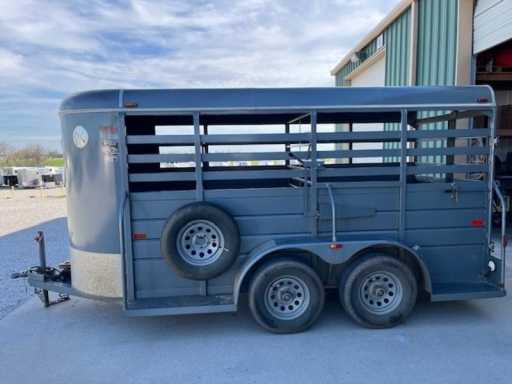 2021 W-W 14' livestock bumper pull trailer