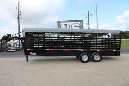 2023 W-W 24' livestock gooseneck trailer