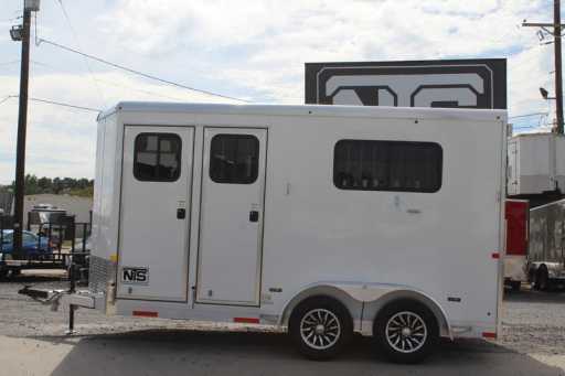 2023 Merhow 2 horse straight load bumper pull trailer