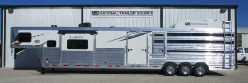 2024 Lakota 16' livestock gooseneck trailer with 13' living quarters