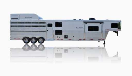 2024 Lakota 14' livestock gooseneck trailer with 15' living quarters