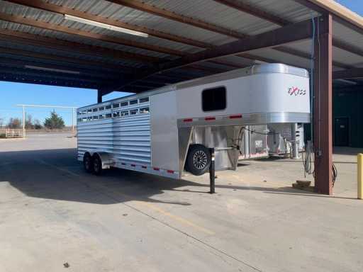 2019 Exiss 24' livestock gooseneck trailer