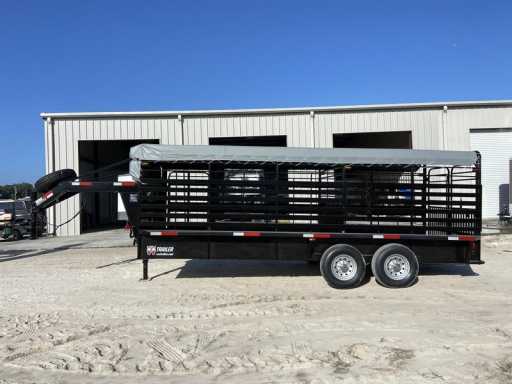 2024 W-W 20' livestock gooseneck trailer