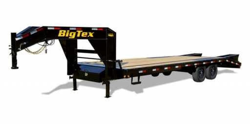 2024 Big Tex 20' gooseneck flatbed trailer
