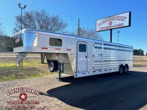 2024 Exiss super sale! 25' show cattle with 2 ramps