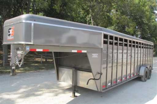 2023 S & H -used 7x24 stock, 14 ply tires, drop vent, spare