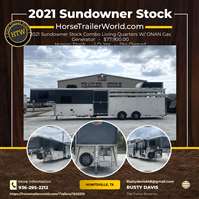 2021 Sundowner stock combo lq with onan gas generator