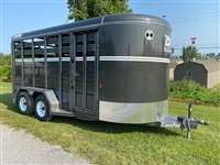 2024 CornPro 16' stock bumper pull trailer ~ extra wide & tall