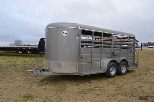 2022 W-W 6x16x6'2" bumper pull stock trailer