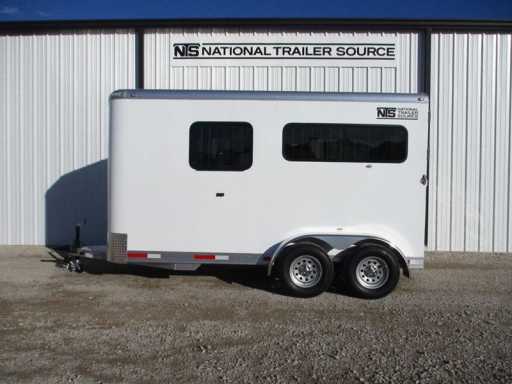 2023 Shadow 2 horse straight load bumper pull trailer