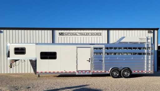 2023 Twister Trailer 16' livestock gooseneck with 8'8 outlaw conversion