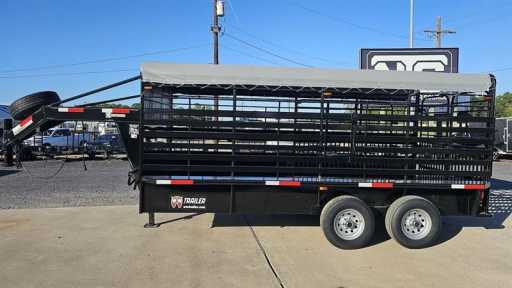 2024 W-W 16" livestock gooseneck trailer