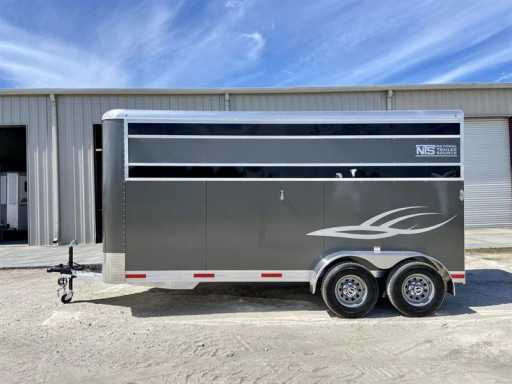 2024 Shadow 3 horse bumper trailer