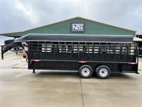 2024 Big Bend 20' livestock gooseneck trailers