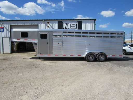 2024 Exiss 24' livestock gooseneck trailer