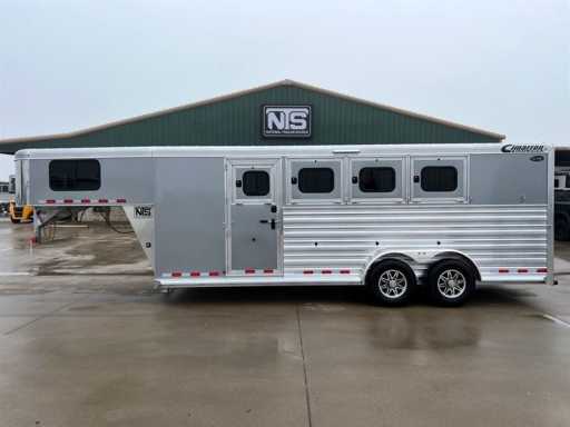 2024 Cimarron 4 horse gooseneck trailer