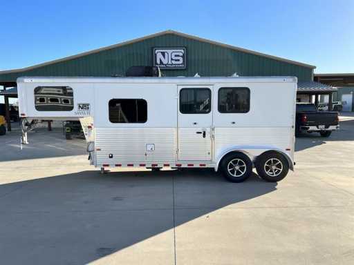 2019 Sundowner 2 horse gooseneck trailer with 6' living quarters
