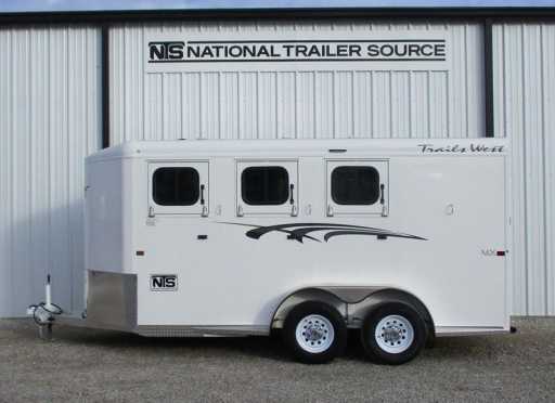 2024 Trails West 3 horse bumper pull trailer