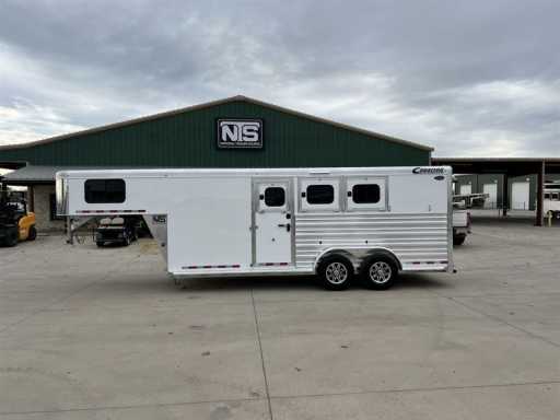 2024 Cimarron 3 horse gooseneck trailer