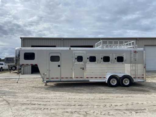 2017 Hart 4 horse gooseneck trailer