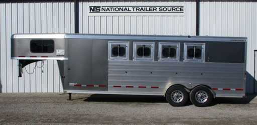 2022 Logan Coach 4 horse gooseneck trailer