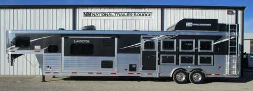 2024 Lakota 4 horse gooseneck trailer with 15' living quarters