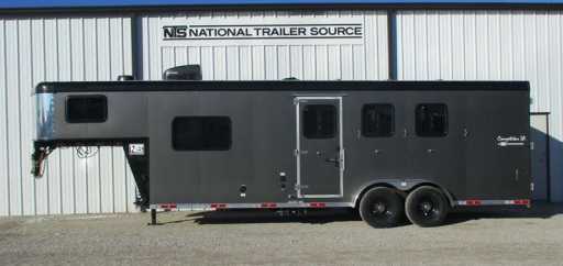 2024 Bison competitor 3 horse gooseneck trailer with 8' livin