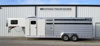 2024 Cimarron 24' comfort package livestock gooseneck trailer
