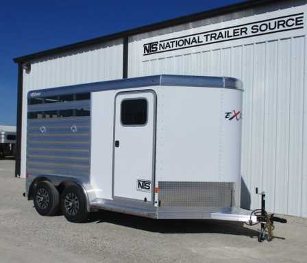 2024 Exiss 2 horse bumper pull trailer