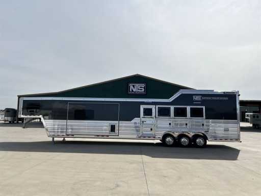2024 Cimarron 4 horse gooseneck trailer with 17.8' outlaw conver