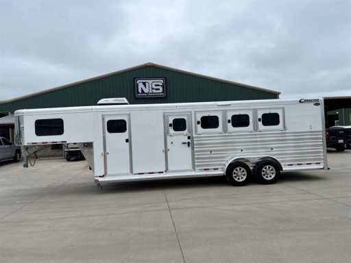 2024 Cimarron 4 horse gooseneck trailer