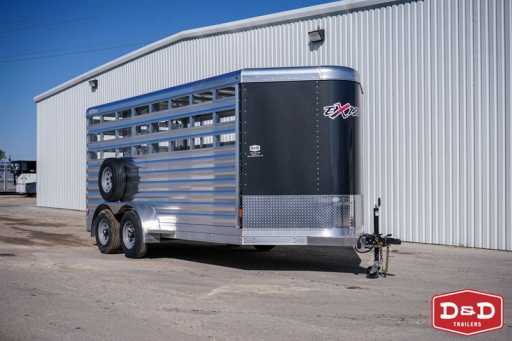2024 Exiss 16 ft stock trailer