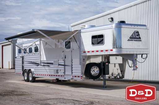 2024 Elite 4 horse side load trailer