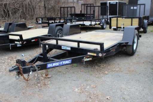 2017 Sure-Trac 6.5 x 12 7k single axle tilt bed equipment
