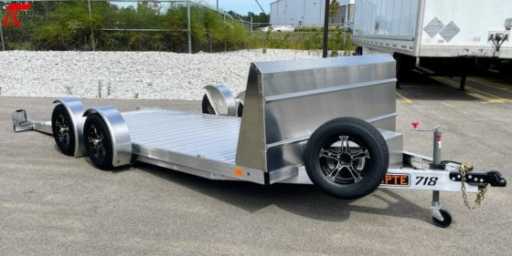 2023 Timpte 18' hydraulic tilt deck car trailer w/ stone guard