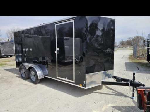 2024 Look 7x16 enclosed cargo trailer 6'6 inside height ramp door